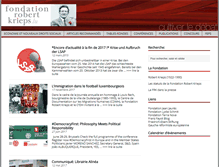 Tablet Screenshot of fondationrobertkrieps.lu